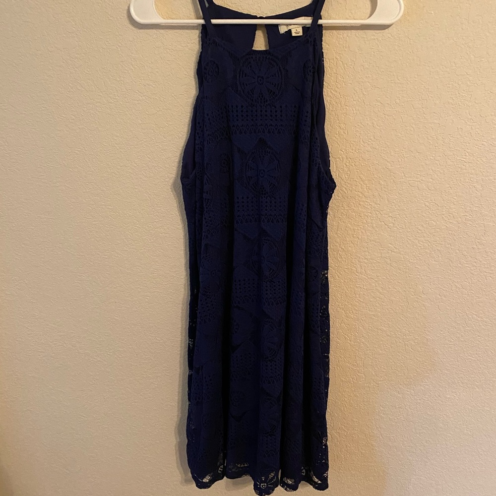 Women’s blue cocktail dress